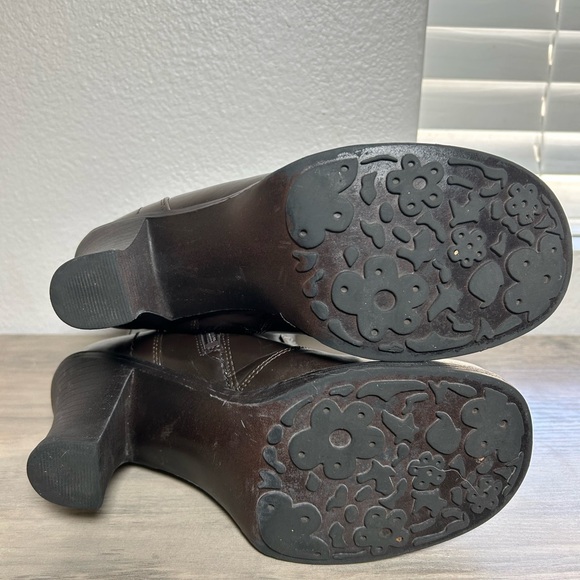 Vintage 90s Y2K 00s Mudd Brown Chunky Platform Bratz Booties Ankle Boots 9 - Picture 7 of 8